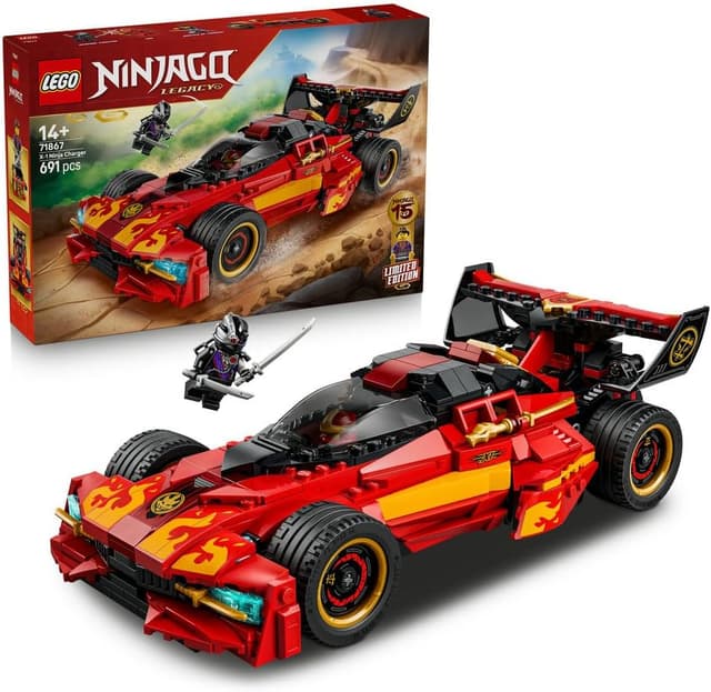لگو 71867 NINJAGO X-1 Ninja Charger نسخه پانزدهمین سالگرد لگو 71867 NINJAGO X-1 Ninja Charger نسخه پانزدهمین سالگرد