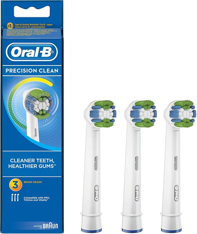 سری یدک مسواک Oral-B Precision Clean مدل EB 20، 3 عدد سری یدک مسواک Oral-B Precision Clean مدل EB 20، 3 عدد