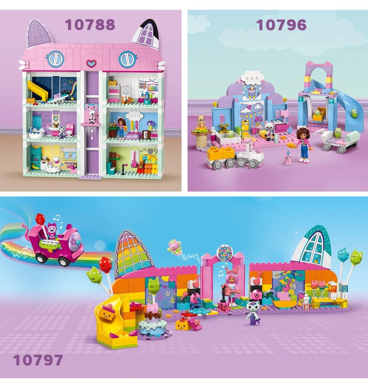 لگو Gabby's Dollhouse گربه کارتنی و هنرهای دستی 60 قطعه مدل 10795 لگو Gabby's Dollhouse گربه کارتنی و هنرهای دستی 60 قطعه مدل 10795