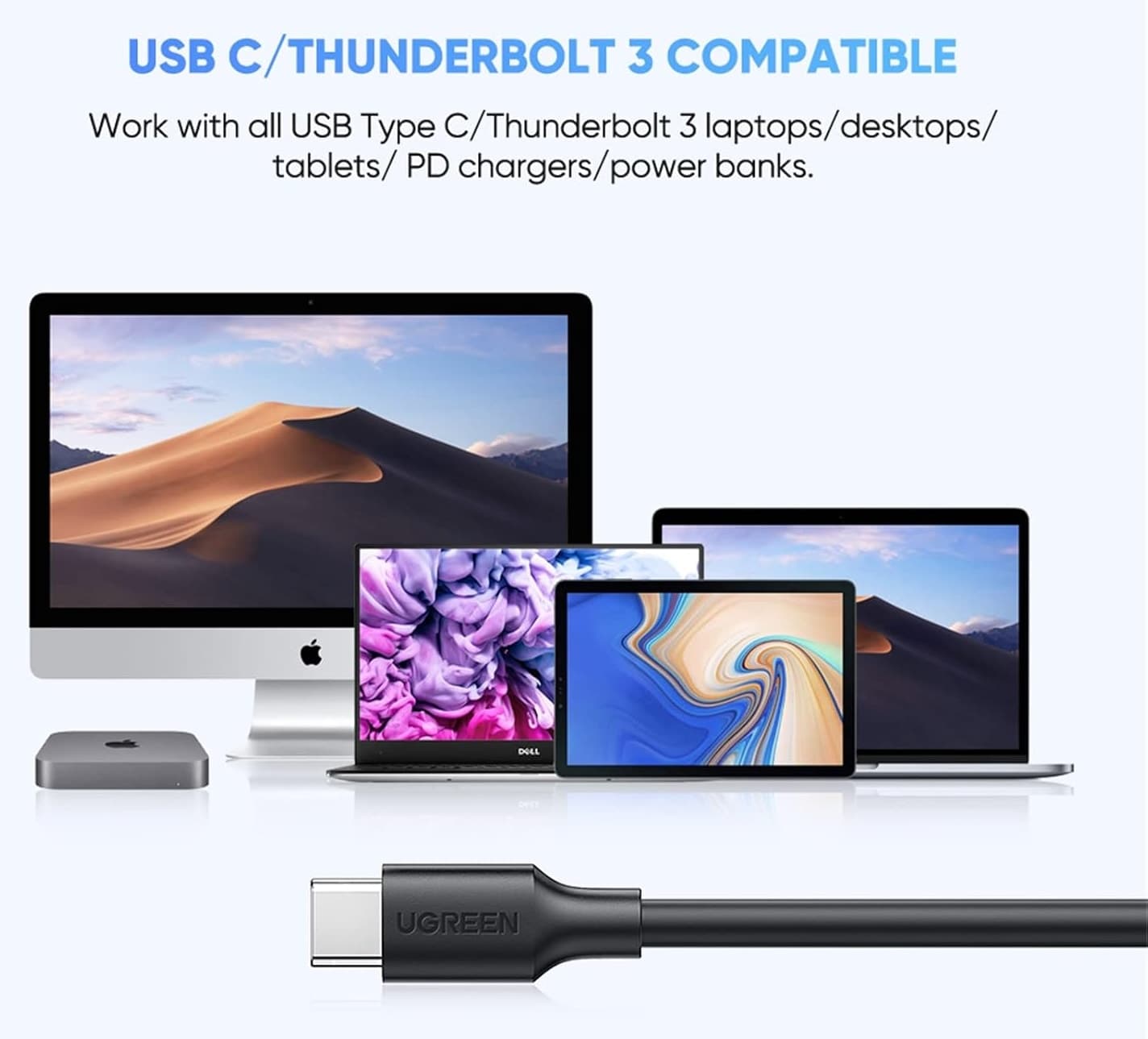 کابل UGREEN تبدیل Micro USB B به Type C برای HDD/SSD 0.25M کابل UGREEN تبدیل Micro USB B به Type C برای HDD/SSD 0.25M