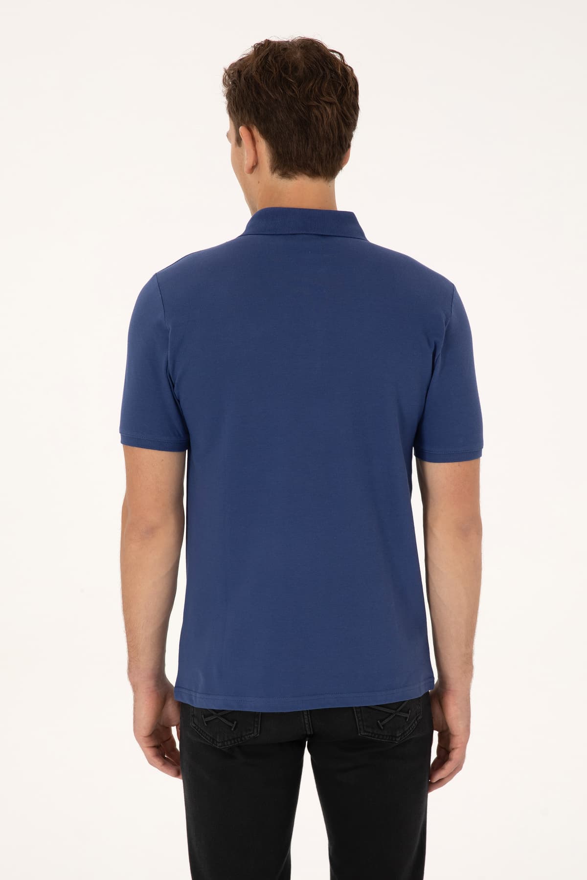 تیشرت مردانه U.S. Polo Assn. فیت معمولی یقه Polo نیلی مدل 50324789-VR028 تیشرت مردانه U.S. Polo Assn. فیت معمولی یقه Polo نیلی مدل 50324789-VR028