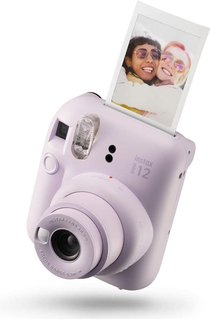 دوربین چاپ فوری instax Fujifilm با بسته فیلم 40 عکس رنگ یاسی بنفش مدل Mini 12 دوربین چاپ فوری instax Fujifilm با بسته فیلم 40 عکس رنگ یاسی بنفش مدل Mini 12