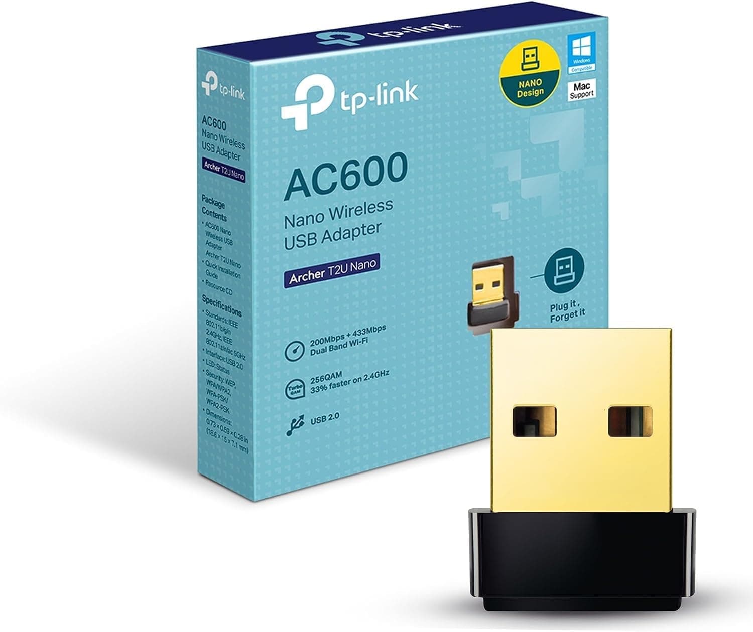 آداپتور USB وایفای AC1300 کامپیوتر TP-Link دوبانده 2.4G/5G مدل Archer T3U آداپتور USB وایفای AC1300 کامپیوتر TP-Link دوبانده 2.4G/5G مدل Archer T3U