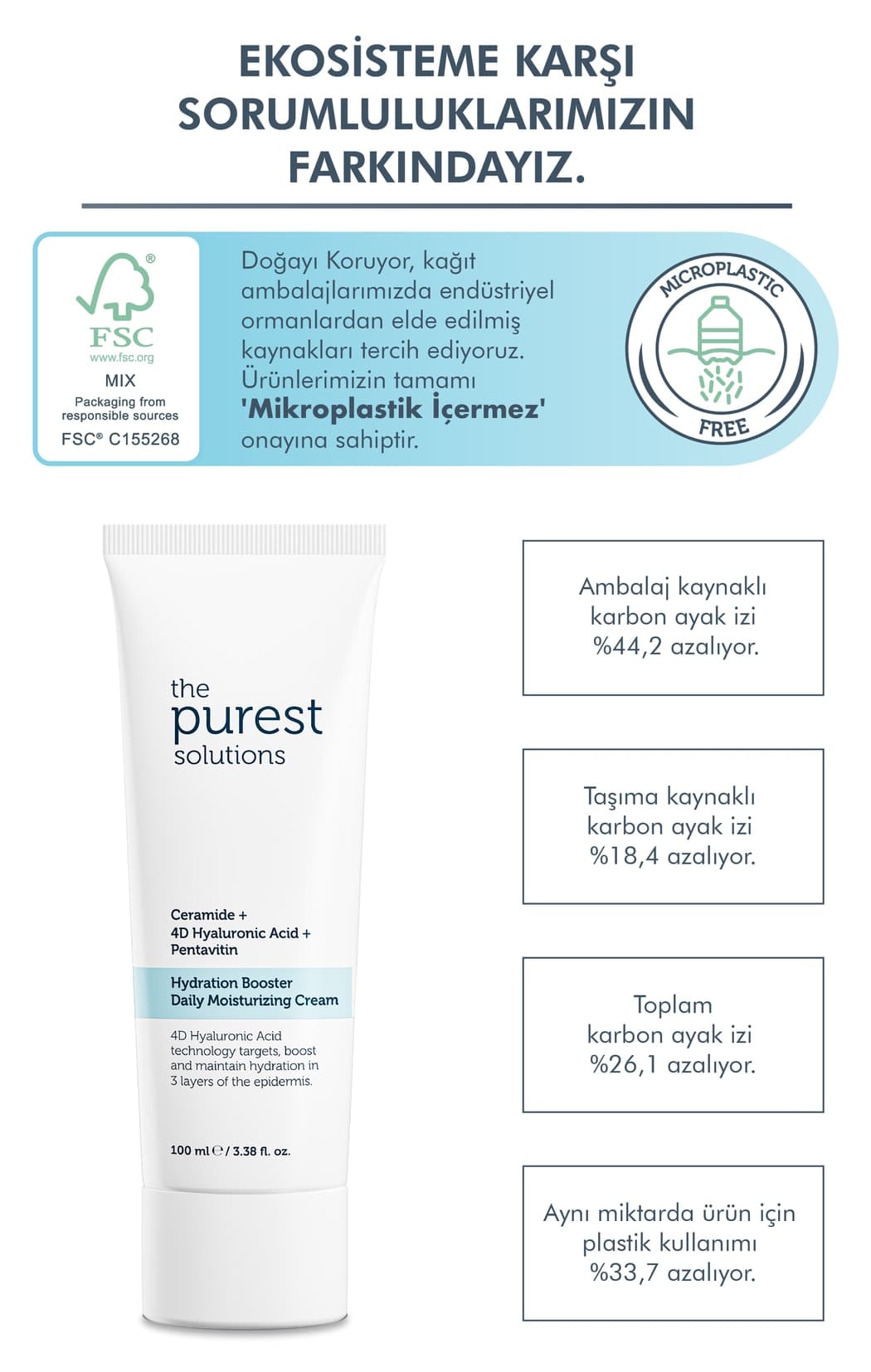 کرم مرطوبکننده روزانه پوست The Purest Solutions با آبرسانی عمیق 100 ml کرم مرطوبکننده روزانه پوست The Purest Solutions با آبرسانی عمیق 100 ml