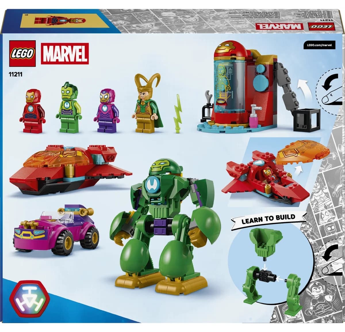 لگو Disney Junior Marvel Loki در برابر Iron Man مدل 11211 لگو Disney Junior Marvel Loki در برابر Iron Man مدل 11211