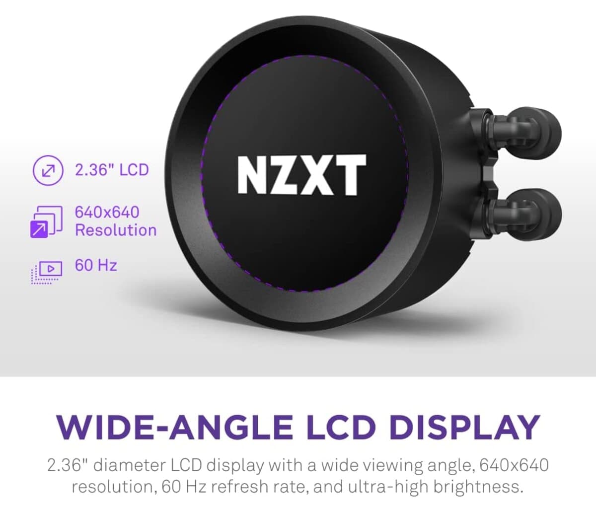 خنککننده مایع Nzxt KRAKEN ELITE با نمایشگر LCD RGB 280MM مدل RL-KR28E-B1 خنککننده مایع Nzxt KRAKEN ELITE با نمایشگر LCD RGB 280MM مدل RL-KR28E-B1