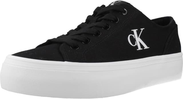 کفش ورزشی ساقکوتاه سفید Calvin Klein مدل YW0YW017630GM کفش ورزشی ساقکوتاه سفید Calvin Klein مدل YW0YW017630GM