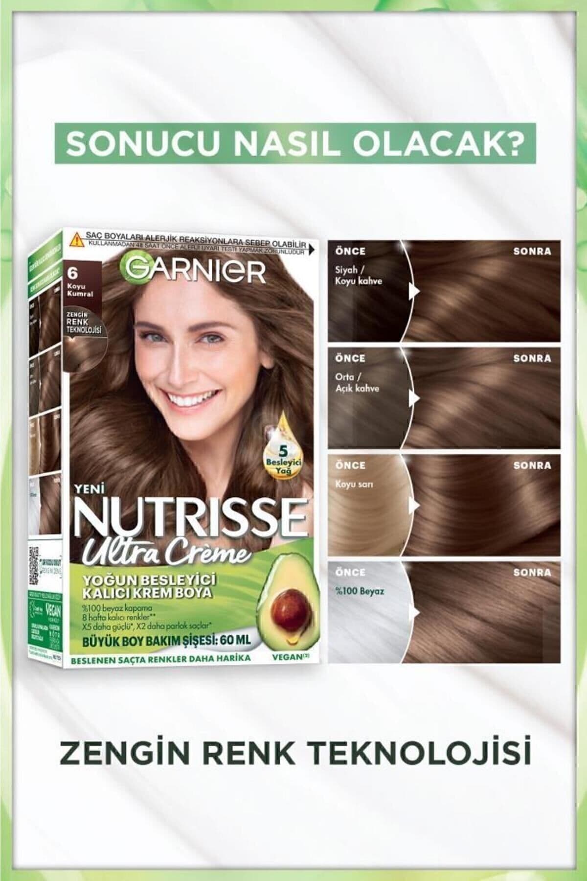 رنگ مو زنانه Garnier مدل Nutrisse تغذیهکننده فشرده رنگ مو زنانه Garnier مدل Nutrisse تغذیهکننده فشرده