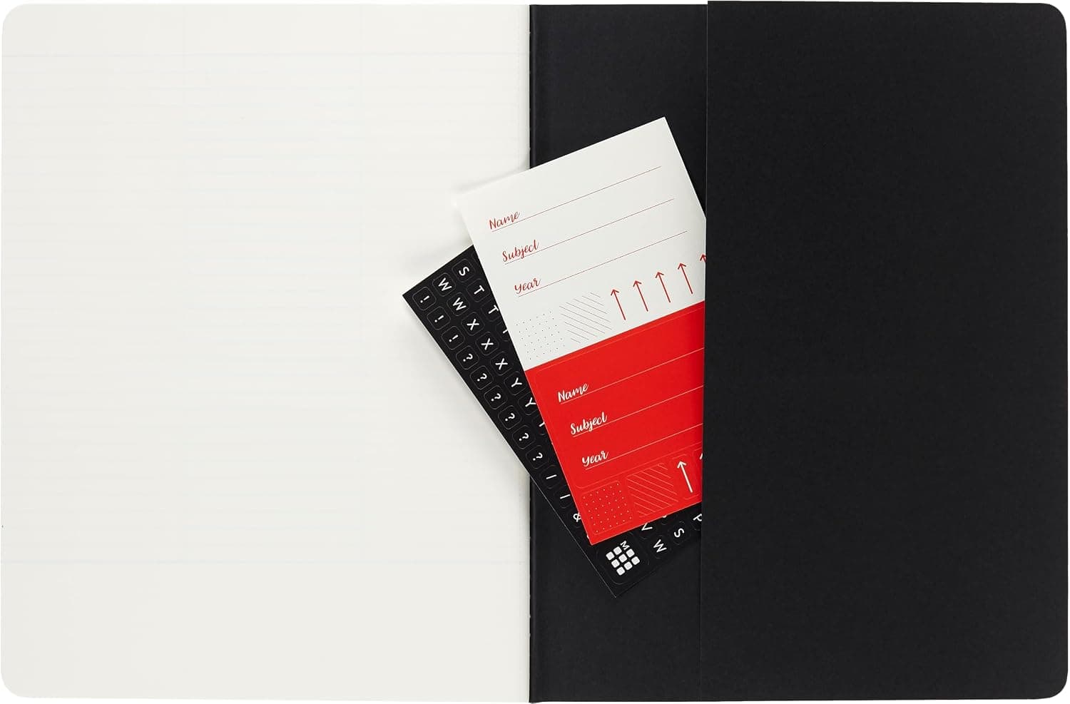 دفتر درسی Moleskine Cahier خطدار با جلد مقوایی، Xlarge، ست 2 تایی، مشکی و کرافت قهوهای مدل CH4STNB دفتر درسی Moleskine Cahier خطدار با جلد مقوایی، Xlarge، ست 2 تایی، مشکی و کرافت قهوهای مدل CH4STNB