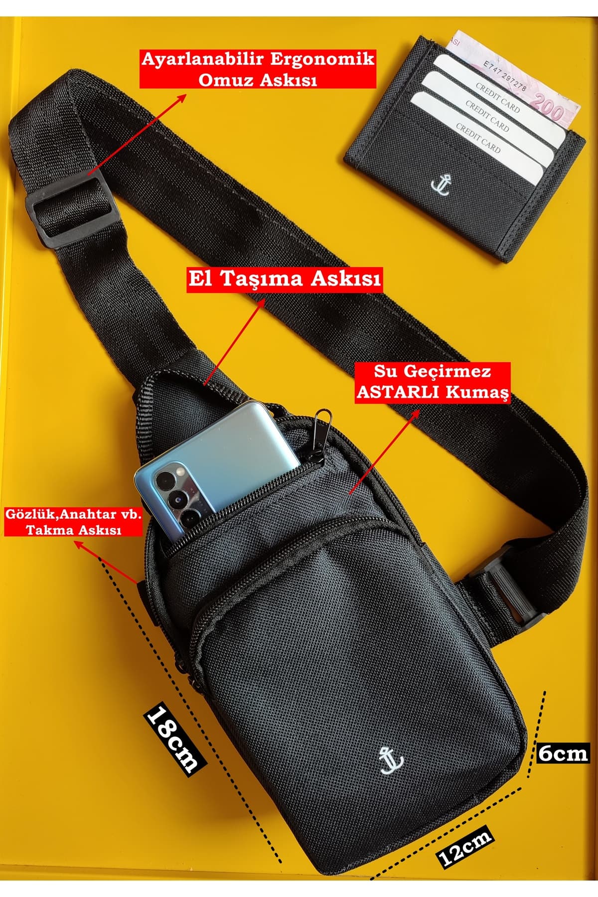 کیف سینهای یونیسکس JANJAN با بند کراسبادی مدل Body Bag کیف سینهای یونیسکس JANJAN با بند کراسبادی مدل Body Bag