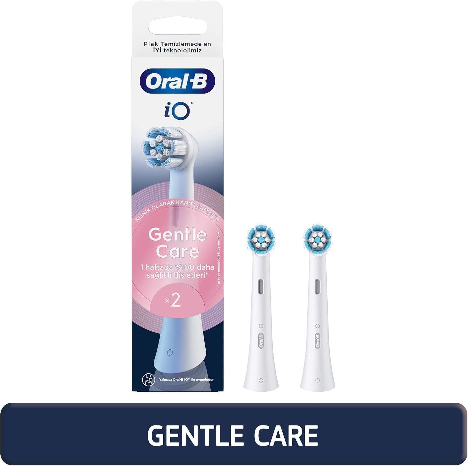 سری یدکی مسواک Oral-B iO Gentle Care سفید 2 عدد سری یدکی مسواک Oral-B iO Gentle Care سفید 2 عدد