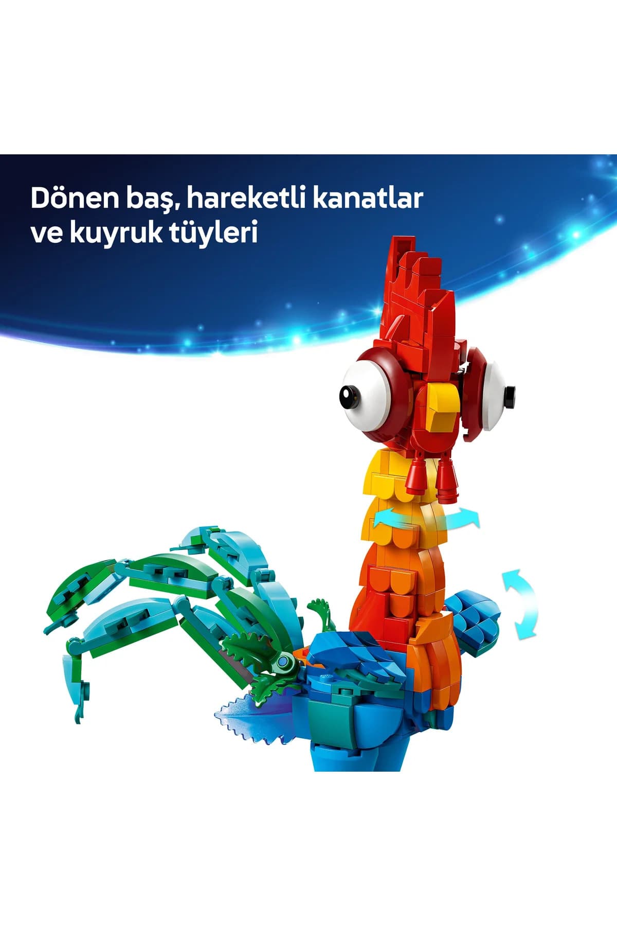 ست ساختنی اسباببازی برای ۹ سال به بالا لگو Disney Heihei مدل 43272 با 566 قطعه ست ساختنی اسباببازی برای ۹ سال به بالا لگو Disney Heihei مدل 43272 با 566 قطعه