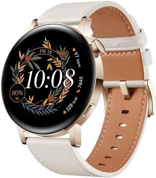 ساعت هوشمند HUAWEI Watch GT 3 Elegant سفید 42 mm ساعت هوشمند HUAWEI Watch GT 3 Elegant سفید 42 mm