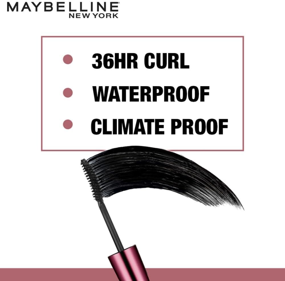 ریمل MAYBELLINE New York Hypercurl ضدآب مشکی 9.2g ریمل MAYBELLINE New York Hypercurl ضدآب مشکی 9.2g