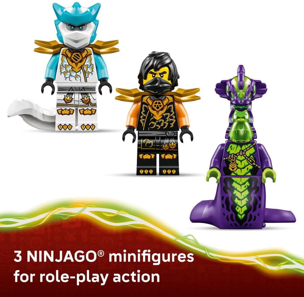لگو NINJAGO Cole's Mission Mech & Dragon Zane مدل 71854 لگو NINJAGO Cole's Mission Mech & Dragon Zane مدل 71854