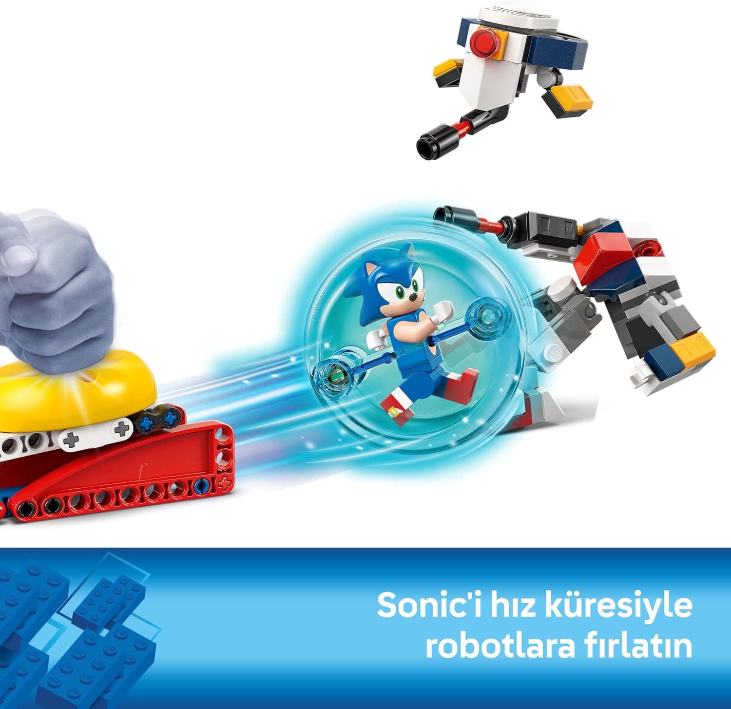 لگو Sonic The Hedgehog نبرد کنار آتش مدل 77001 لگو Sonic The Hedgehog نبرد کنار آتش مدل 77001