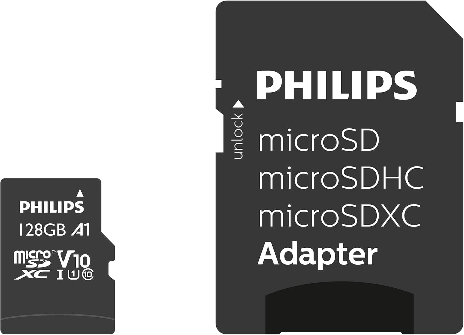 کارت حافظه Micro SDHC PHILIPS 32 GB با آداپتور SD، UHS-I U1، سرعت خواندن تا 80 MB/s، مدل A1 V10 کارت حافظه Micro SDHC PHILIPS 32 GB با آداپتور SD، UHS-I U1، سرعت خواندن تا 80 MB/s، مدل A1 V10