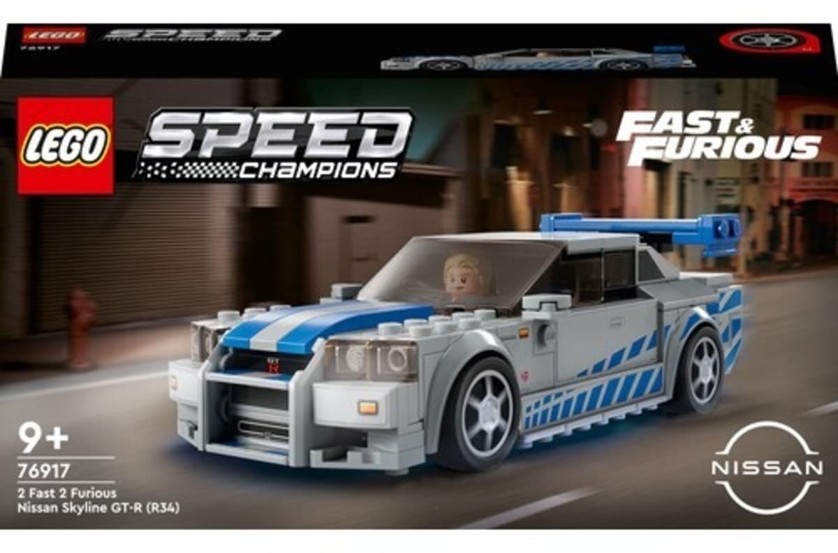 لگو Speed Champions Fast & Furious Nissan Skyline GT-R (R34) مدل 76917 لگو Speed Champions Fast & Furious Nissan Skyline GT-R (R34) مدل 76917