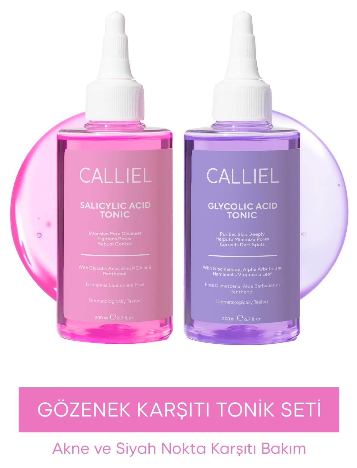 ست تونر CALLİEL ضد روزنههای پوست ست تونر CALLİEL ضد روزنههای پوست