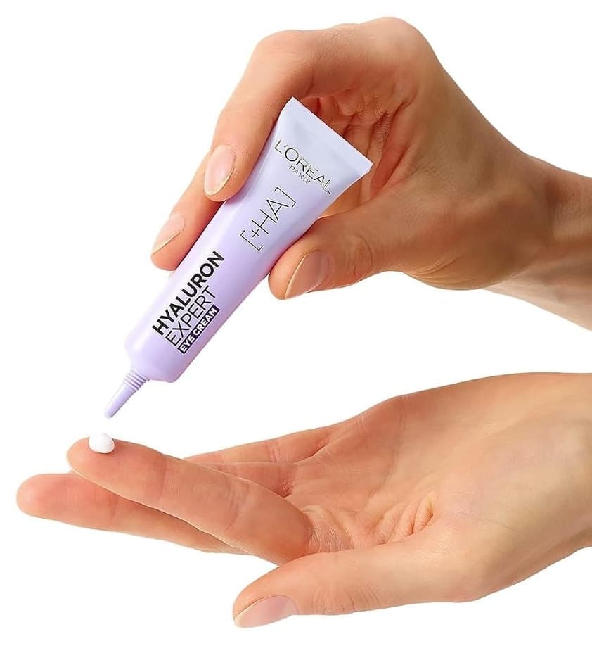 کرم دور چشم آبرسان Replumping مدل Hyaluron Expert برند L'Oréal Paris 15ml کرم دور چشم آبرسان Replumping مدل Hyaluron Expert برند L'Oréal Paris 15ml