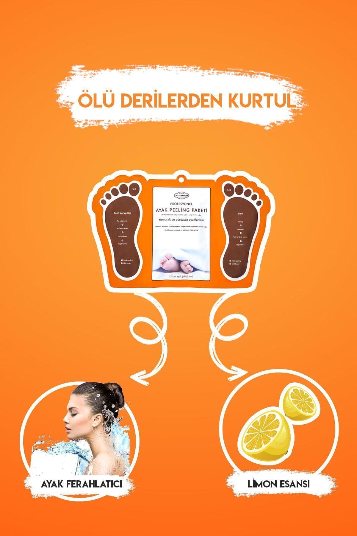 ماسک لایهبردار پای جورابی LUPİX بسته 2 عددی ماسک لایهبردار پای جورابی LUPİX بسته 2 عددی
