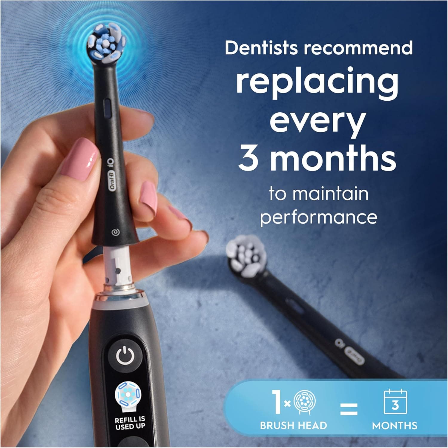 سری یدکی مسواک برقی Oral-B iO Series Ultimate Clean مشکی 4 عدد سری یدکی مسواک برقی Oral-B iO Series Ultimate Clean مشکی 4 عدد