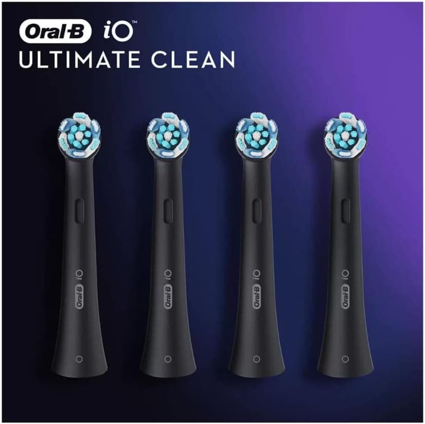 سری یدکی مسواک برقی Oral-B iO Series Ultimate Clean مشکی 4 عدد سری یدکی مسواک برقی Oral-B iO Series Ultimate Clean مشکی 4 عدد