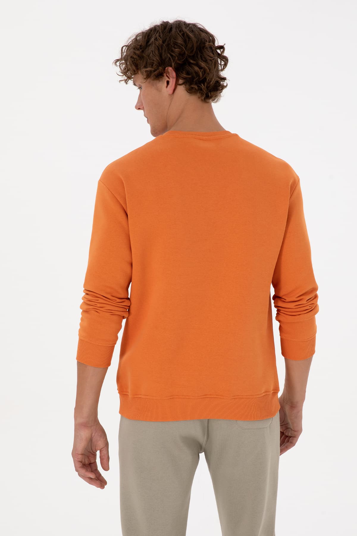 سویشرت مردانه U.S. Polo Assn. کامفورت فیت یقه گرد پرزدار مسی مدل 50313757-VR182 سویشرت مردانه U.S. Polo Assn. کامفورت فیت یقه گرد پرزدار مسی مدل 50313757-VR182