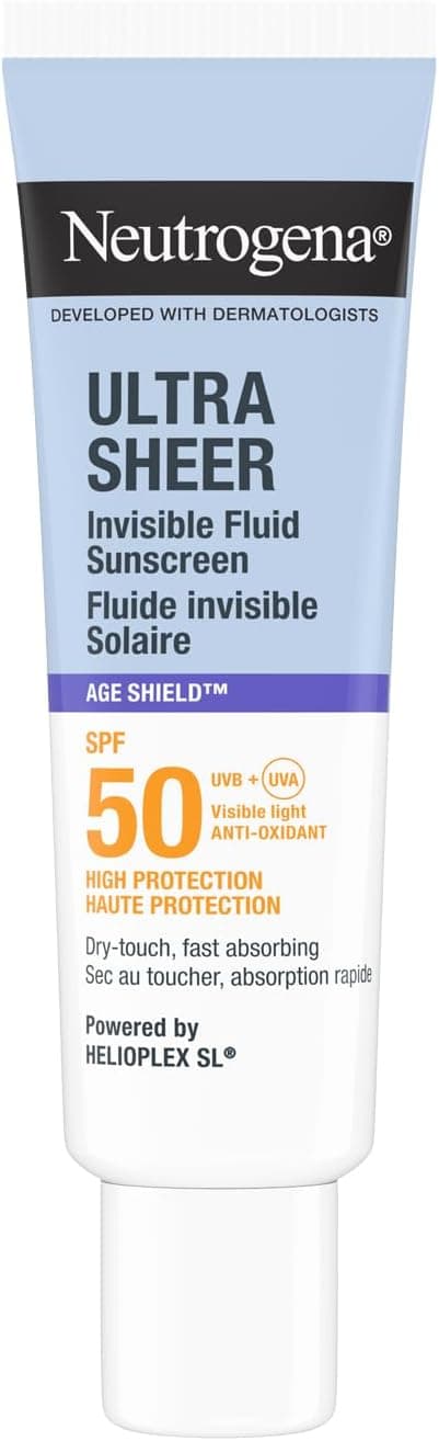 کرم ضد آفتاب صورت Neutrogena Ultra Sheer Age Shield Fluid SPF50 50 ml کرم ضد آفتاب صورت Neutrogena Ultra Sheer Age Shield Fluid SPF50 50 ml