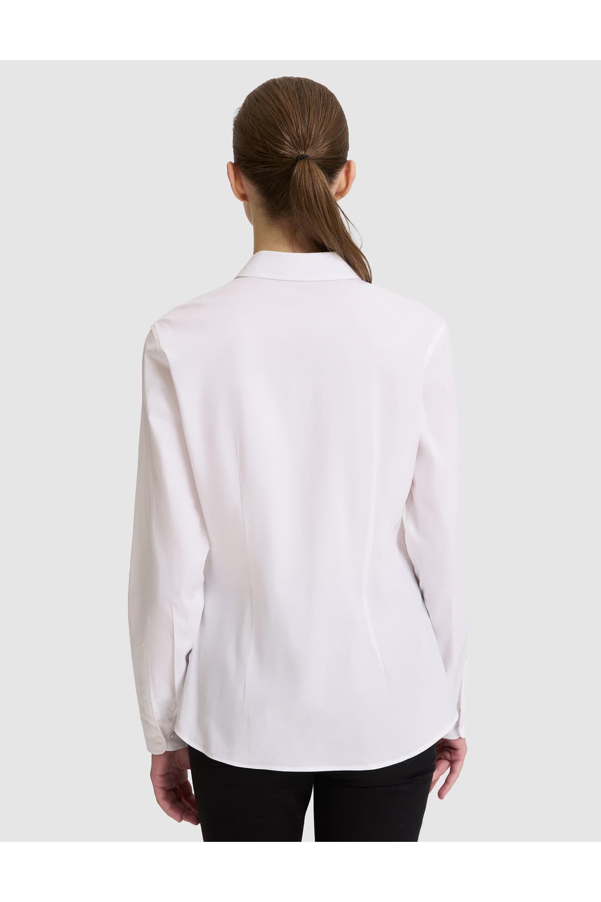 پیراهن زنانه Pierre Cardin سفید اسلیم فیت نخی بیسیک مدل 50328627-VR013 پیراهن زنانه Pierre Cardin سفید اسلیم فیت نخی بیسیک مدل 50328627-VR013