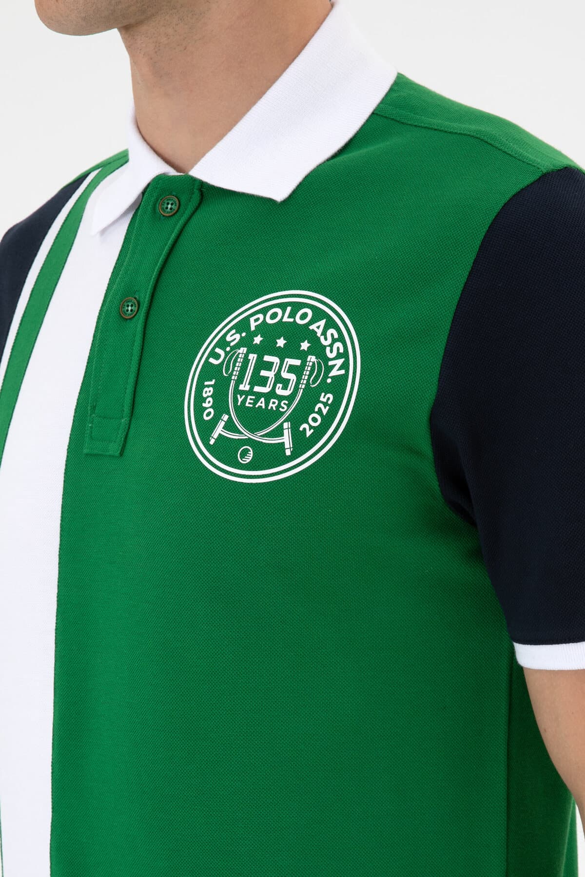 تیشرت مردانه U.S. Polo Assn. فیت معمولی یقه پولو سبز مدل 50299800-VR054 تیشرت مردانه U.S. Polo Assn. فیت معمولی یقه پولو سبز مدل 50299800-VR054