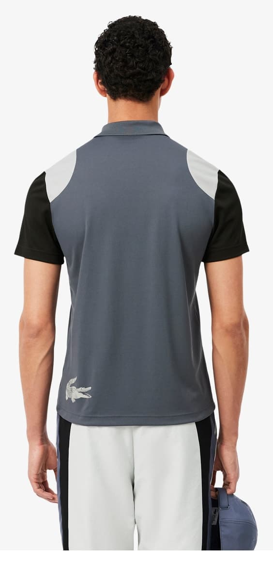 پولو مردانه Lacoste SPORT فیت معمولی رنگبلوک خاکستری پولو مردانه Lacoste SPORT فیت معمولی رنگبلوک خاکستری