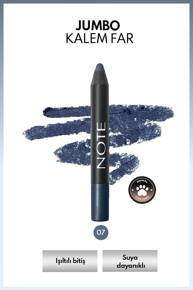 مداد سایه چشم Note Cosmetics Jumbo ضدآب درخشان مدل 07 آبی نفتی مداد سایه چشم Note Cosmetics Jumbo ضدآب درخشان مدل 07 آبی نفتی