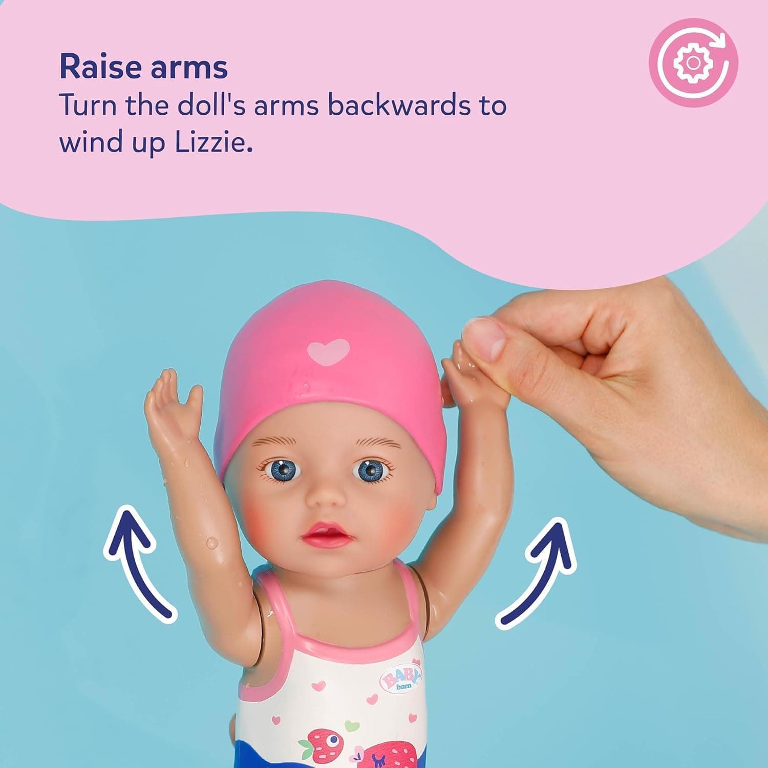 عروسک BABY born شناور 30cm مدل Lizzie عروسک BABY born شناور 30cm مدل Lizzie