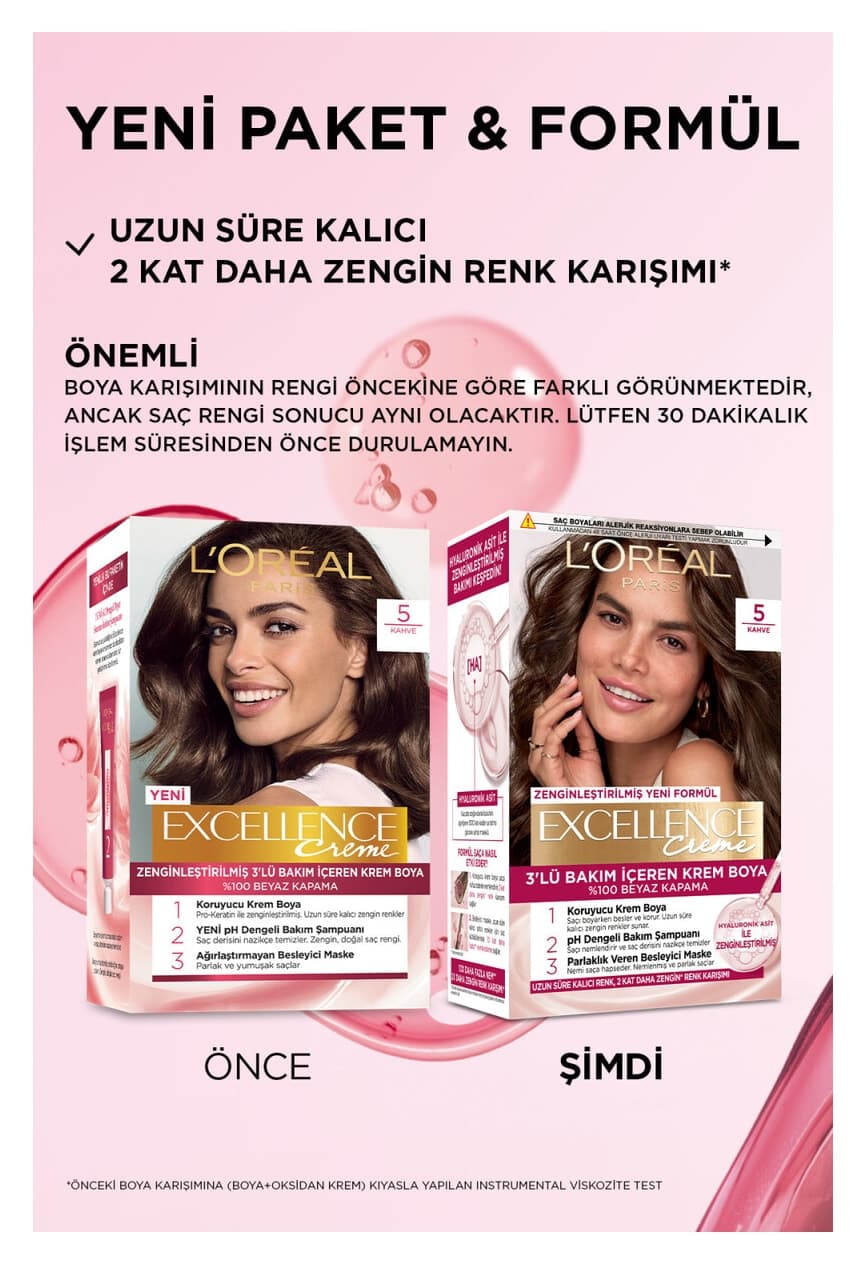 رنگ مو زنانه L'Oreal Paris Excellence Creme 5 قهوهای رنگ مو زنانه L'Oreal Paris Excellence Creme 5 قهوهای