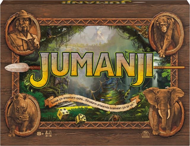 بازی رومیزی خانوادگی Spin Master برای 2 تا 4 ماجراجوی شجاع بالای 8 سال Jumanji بازی رومیزی خانوادگی Spin Master برای 2 تا 4 ماجراجوی شجاع بالای 8 سال Jumanji