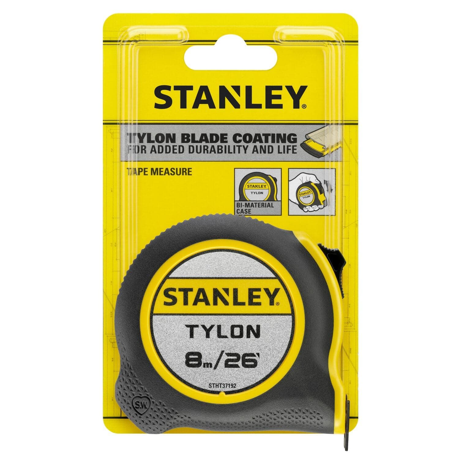متر نواری STANLEY TYLON متریک و امپریال 8m/26ft x 25mm مدل STHT37192 متر نواری STANLEY TYLON متریک و امپریال 8m/26ft x 25mm مدل STHT37192