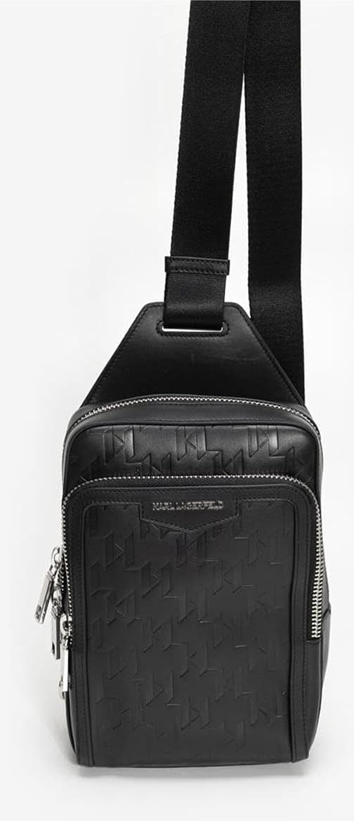 کیف رودوشی مردانه KARL LAGERFELD مشکی مدل A1M30398 سایز تک کیف رودوشی مردانه KARL LAGERFELD مشکی مدل A1M30398 سایز تک