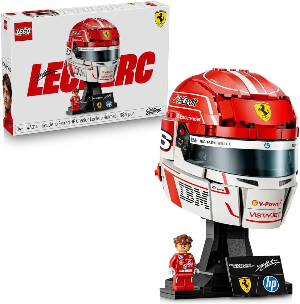 لگو Editions Scuderia Ferrari HP Charles Leclerc کلاه مدل 43014 لگو Editions Scuderia Ferrari HP Charles Leclerc کلاه مدل 43014