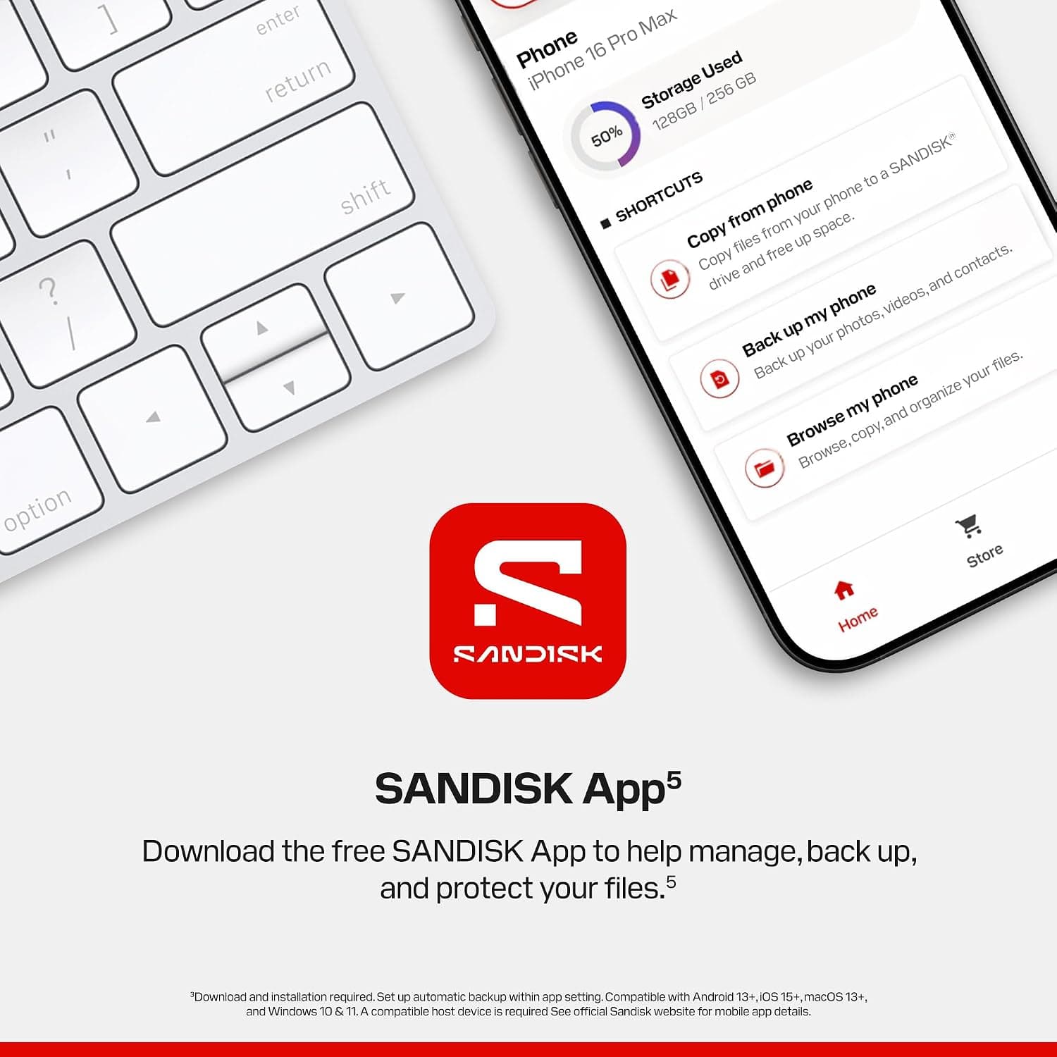 حافظه SSD قابل حمل 1TB SanDisk با سرعت خواندن تا 600MB/s، USB-C و USB 3.2 Gen 2 حافظه SSD قابل حمل 1TB SanDisk با سرعت خواندن تا 600MB/s، USB-C و USB 3.2 Gen 2