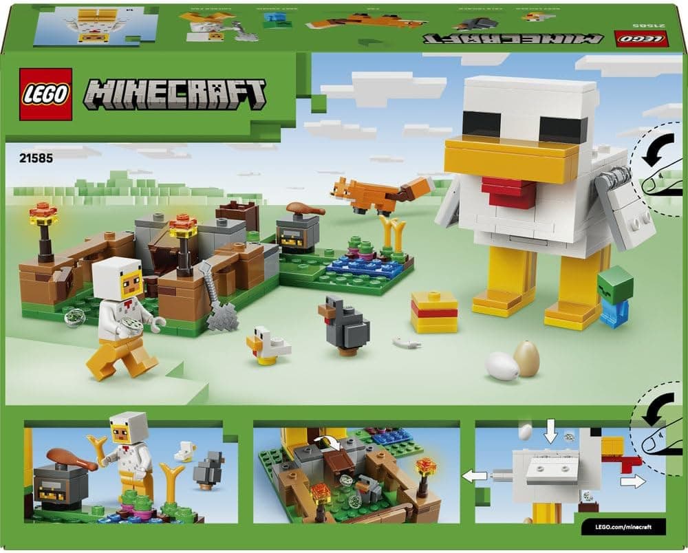 لگو Minecraft مدل Chicken Farm 21585 لگو Minecraft مدل Chicken Farm 21585