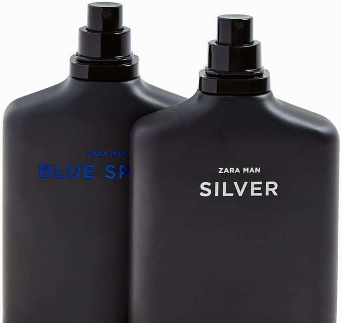ست عطر مردانه Zara Man Silver و Man Blue Spirit EDT 2×90ml مدل ZSILVERBLUE100 ست عطر مردانه Zara Man Silver و Man Blue Spirit EDT 2×90ml مدل ZSILVERBLUE100