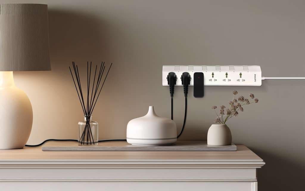 چندراهی برق یونیورسال ۶ خانه PHILIPS با کلیدهای مجزا و کابل 3M، مدل 6UV-3m چندراهی برق یونیورسال ۶ خانه PHILIPS با کلیدهای مجزا و کابل 3M، مدل 6UV-3m