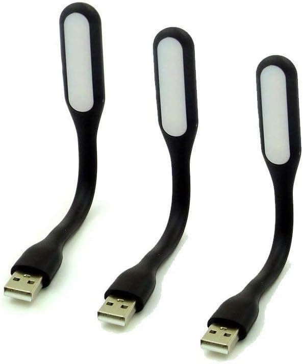 چراغ LED USB مینی MaiJin بسته 3 عددی انعطافپذیر برای کیبورد لپتاپ و پاوربانک مشکی چراغ LED USB مینی MaiJin بسته 3 عددی انعطافپذیر برای کیبورد لپتاپ و پاوربانک مشکی