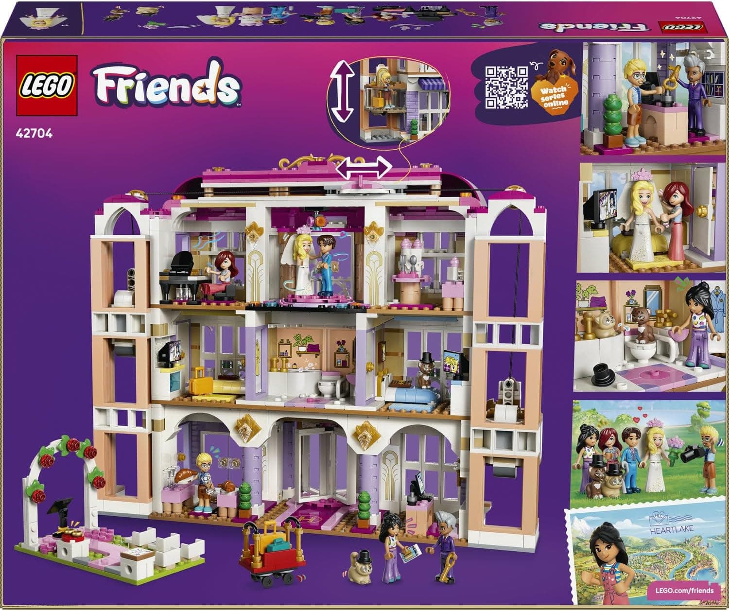 لگو Friends ست هتل بزرگ Heartlake City مدل 42704 لگو Friends ست هتل بزرگ Heartlake City مدل 42704