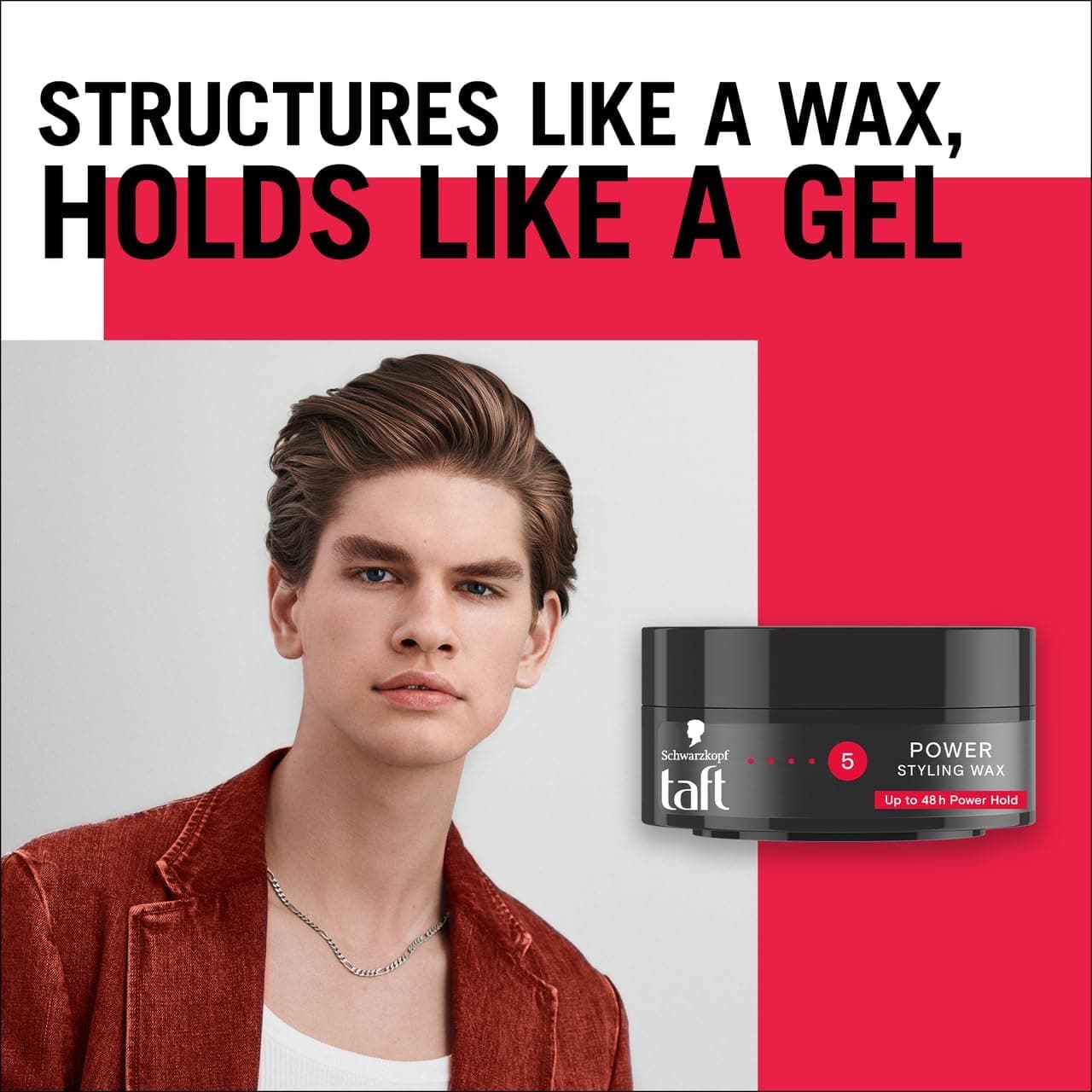 حالت دهنده مو Schwarzkopf Taft Power Wax 75ml حالت دهنده مو Schwarzkopf Taft Power Wax 75ml