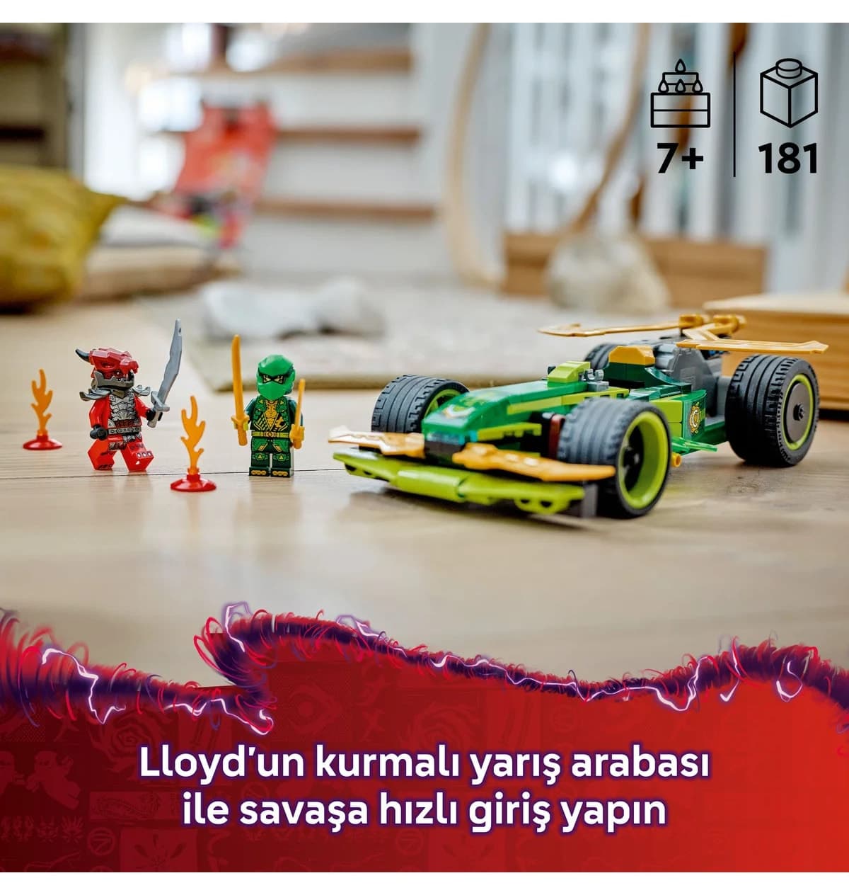 لگو NINJAGO ماشین مسابقهای Lloyd کشویی مدل 71828 لگو NINJAGO ماشین مسابقهای Lloyd کشویی مدل 71828