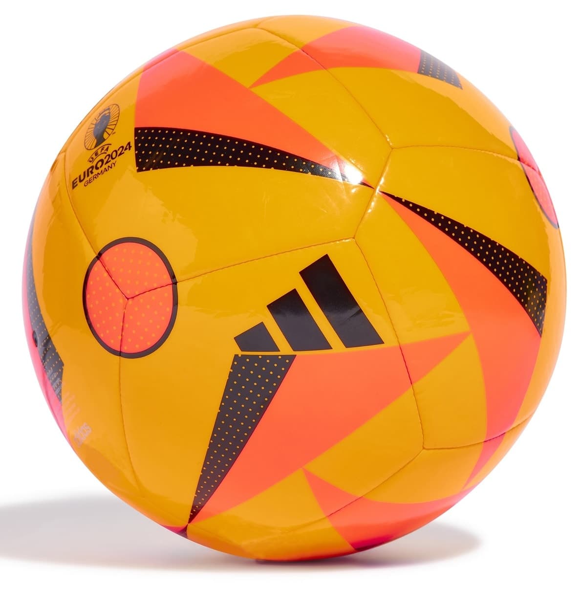 توپ فوتبال تمرینی adidas UEFA Euro24 مدل IP1615 زرد توپ فوتبال تمرینی adidas UEFA Euro24 مدل IP1615 زرد