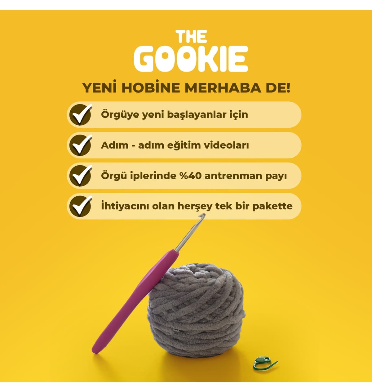 کیت قلاببافی عروسک آمیگورومی پنگوئن The Gookie کیت قلاببافی عروسک آمیگورومی پنگوئن The Gookie