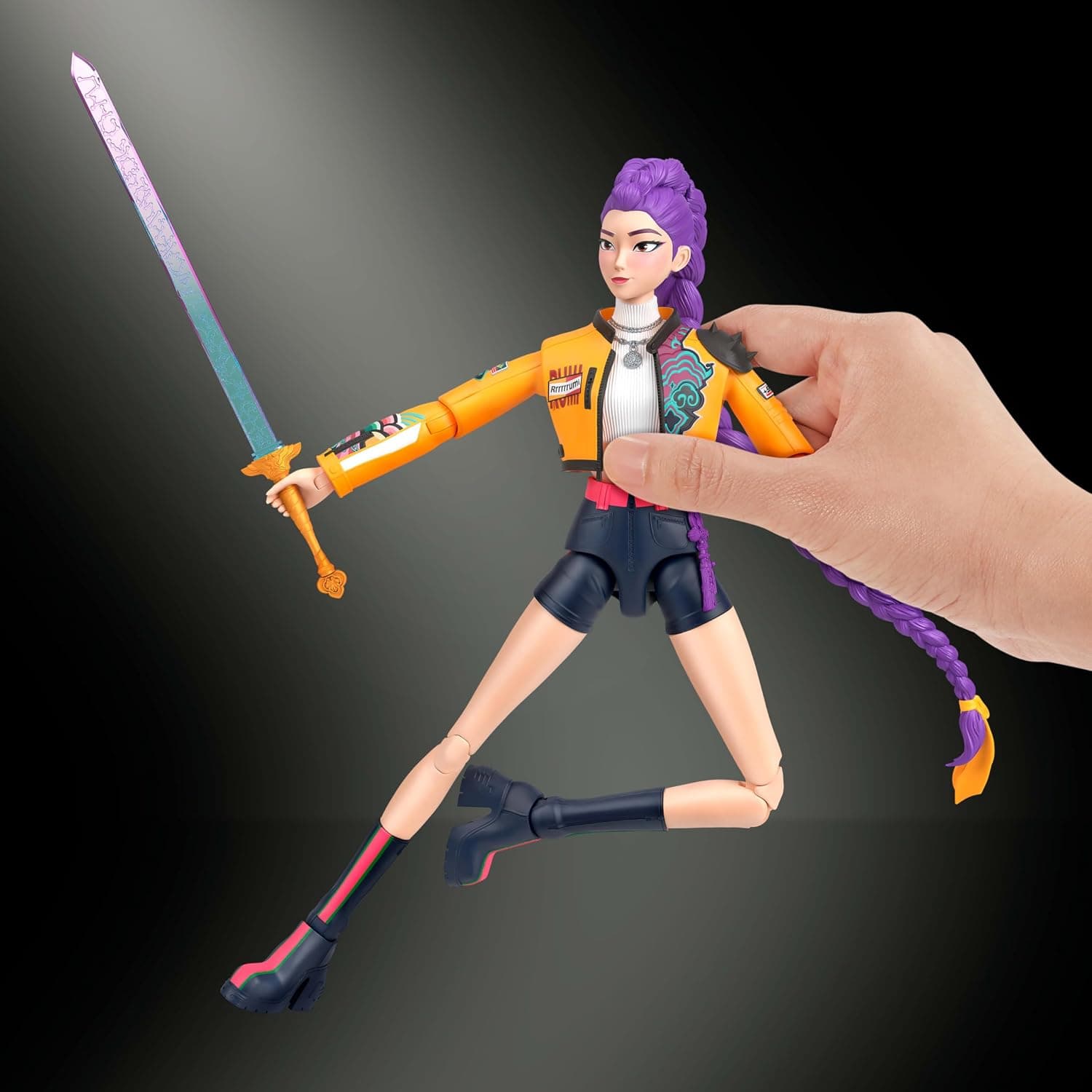 اکشن فیگور Rumi Mattel از KPop Demon Hunters HUNTR/X مدل How It's Done 6" اکشن فیگور Rumi Mattel از KPop Demon Hunters HUNTR/X مدل How It's Done 6"